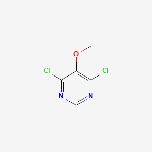 Chemical structure of 4,6-Dichloro-5-methoxypyrimidine