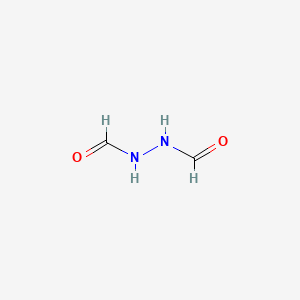 Chemical structure of 1,2-Diformylhydrazine