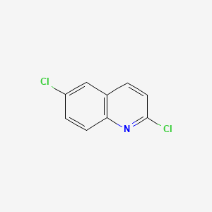 Chemical structure of 2,6-Dichloroquinoline
