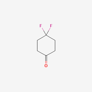 Chemical structure of 4,4-Difluorocyclohexanone