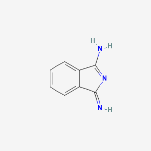 Chemical structure of 1,3-Diiminoisoindoline