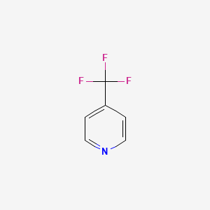 Chemical structure of 4-(Trifluoromethyl)pyridine