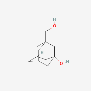 Chemical structure of 3-(Hydroxymethyl)-1-adamantol