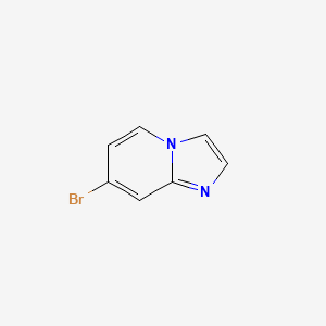 Chemical structure of 7-Bromoimidazo[1,2-a]pyridine