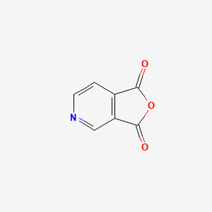 Chemical structure of 3,4-Pyridinedicarboxylic anhydride