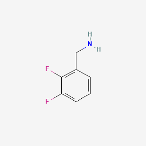 Chemical structure of 2,3-Difluorobenzylamine