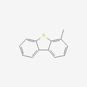 Chemical structure of 4-Methyldibenzothiophene