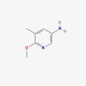 Chemical structure of 6-Methoxy-5-methylpyridin-3-amine