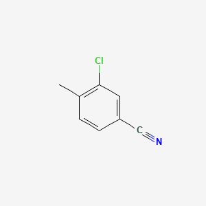 Chemical structure of 3-Chloro-4-methylbenzonitrile