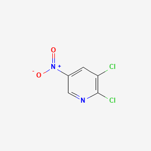 Chemical structure of 2,3-Dichloro-5-nitropyridine