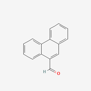 Chemical structure of Phenanthrene-9-carbaldehyde