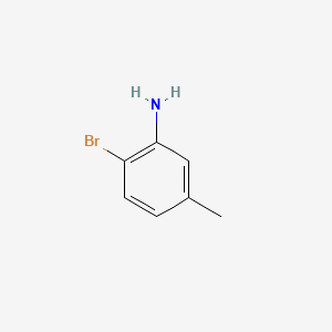 Chemical structure of 2-Bromo-5-methylaniline
