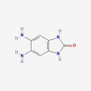 Chemical structure of 5,6-Diaminobenzimidazolinone
