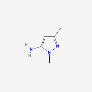 Chemical structure of 5-Amino-1,3-dimethylpyrazole