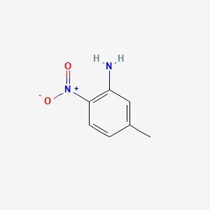 Chemical structure of 6-Nitro-m-toluidine