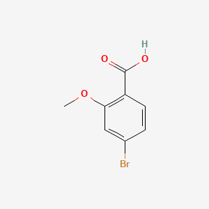 Chemical structure of 4-Bromo-2-methoxybenzoic acid