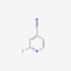 Chemical structure of 4-Cyano-2-fluoropyridine