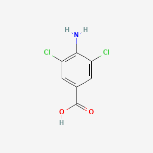 Chemical structure of 4-Amino-3,5-dichlorobenzoic acid