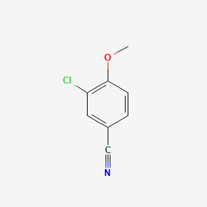 Chemical structure of 3-Chloro-4-methoxybenzonitrile