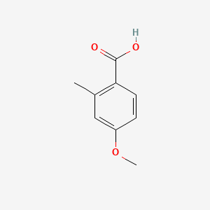 Chemical structure of 4-Methoxy-2-methylbenzoic acid