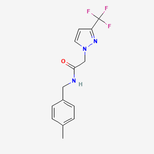 Chemical structure of WAY-330332