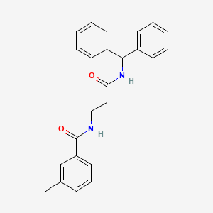 Chemical structure of WAY-639549