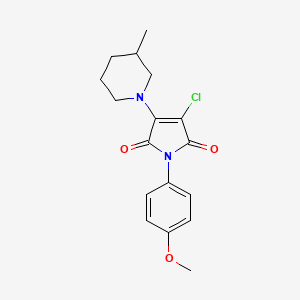 Chemical structure of WAY-322545