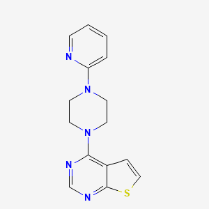 Chemical structure of WAY-633558