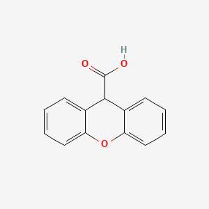 Chemical structure of Xanthene-9-carboxylic acid