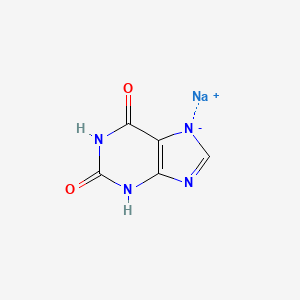 Chemical structure of Xanthine sodium salt