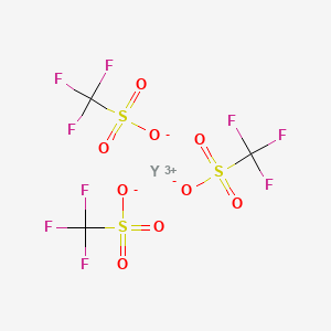 Chemical structure of Yttrium trifluoromethanesulfonate