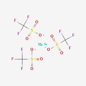 Chemical structure of Ytterbium triflate