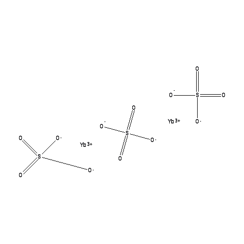 Chemical structure of Ytterbium(III) sulfate