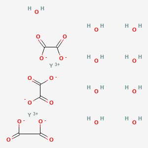 Chemical structure of Yttrium(III) oxalate nonahydrate