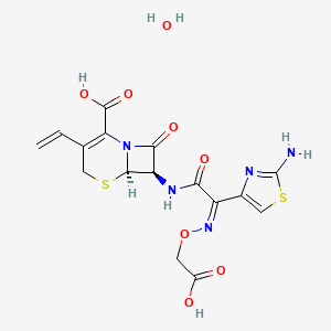 Chemical structure of Cefixime trihydrate