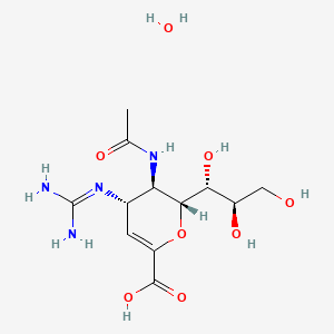 Chemical structure of Zanamivir Hydrate