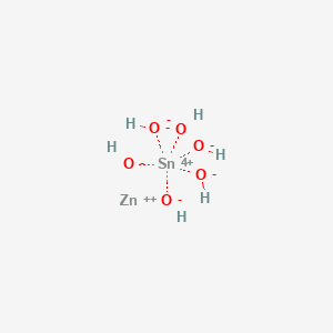 Chemical structure of Zinc hydroxystannate