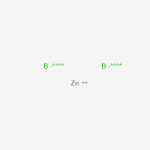 Chemical structure of Zinc Borohydride