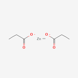 Chemical structure of Zinc propionate