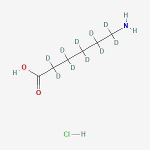 Chemical structure of ε-Aminocaproic Acid-d10 Hydrochloride