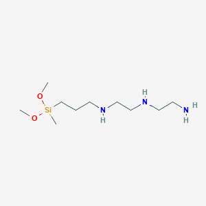 Chemical structure of γ-divinyltriaMine propyMethyldiMethoxyl silane