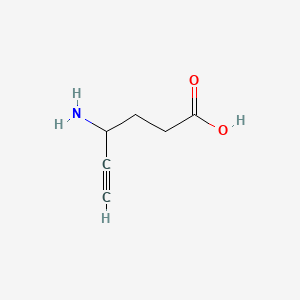 Chemical structure of γ-Acetylenic GABA