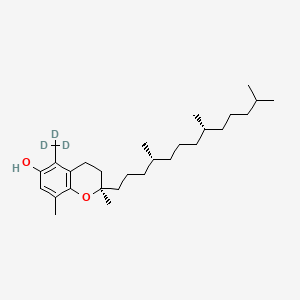 Chemical structure of β-Tocopherol-d3