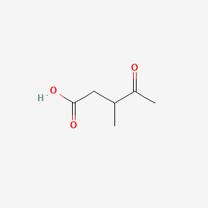 Chemical structure of β-Methyllevulinic Acid