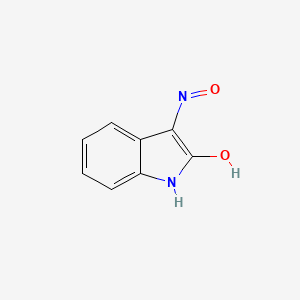 Chemical structure of Isatin-3-oxime