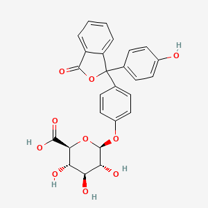 Chemical structure of β-glucuronidase substrate