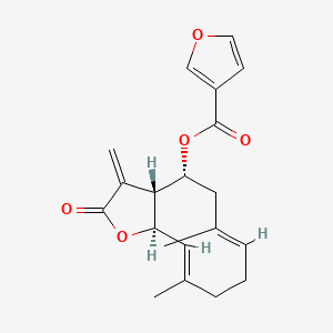 Chemical structure of β-Furoyleupatolide