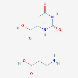 Chemical structure of β-Alanine Orotic acid salt