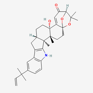 Chemical structure of β-Aflatrem