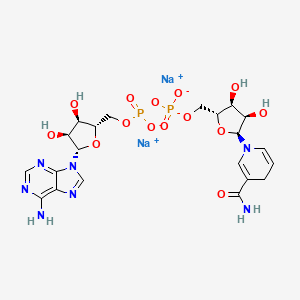 Chemical structure of NADH disodium salt